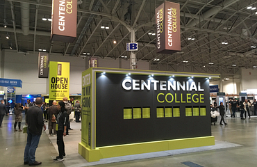 Centennial College Booth at OSIF